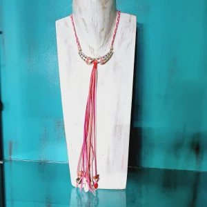 Collar de Gamusa y Piedras BCN019