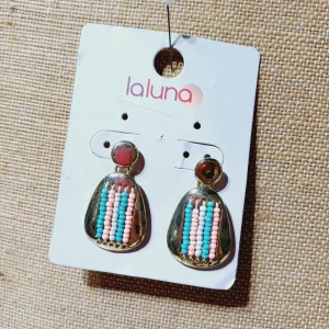 Aretes de Acero y Mostacillas BCN043