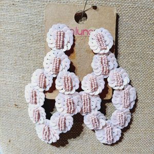 Aretes de Lentejuelas Rosa BCN047