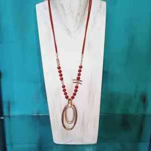 Collar con dije de Acero BCN064