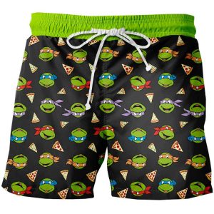 Short Pijama TMNT White
