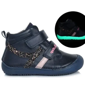 BOTINES NAVY Y ROSA