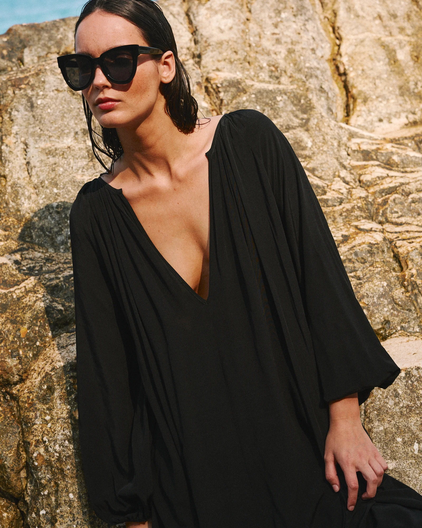 Vestido Prudence Negro · La Cala · - Imagen 3