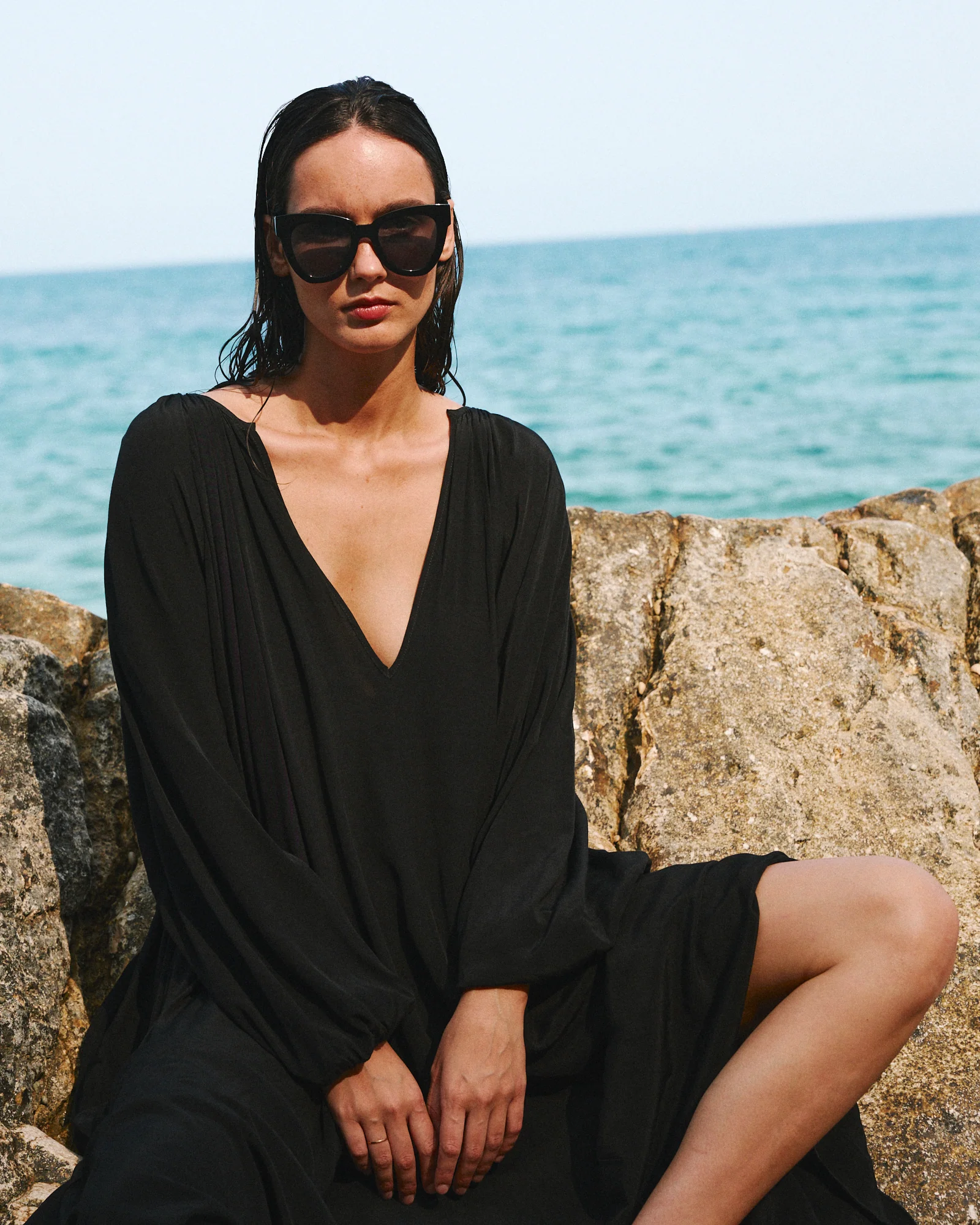 Vestido Prudence Negro · La Cala · - Imagen 4