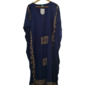 Vestido largo negro BV-102