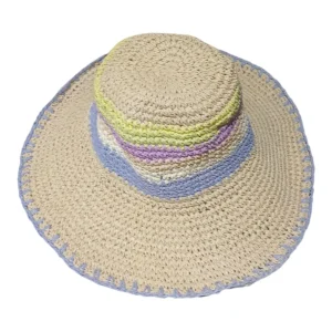 Sombrero tejido seis colores