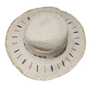 Sombrero beige tejido 0000