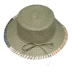 Sombrero beige tejido MX181