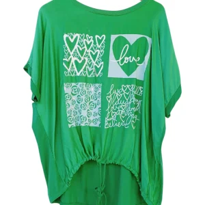 Blusa estampada love corazones 10361
