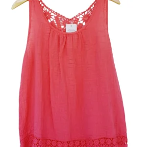 Blusa  tirante delgado croché  82480