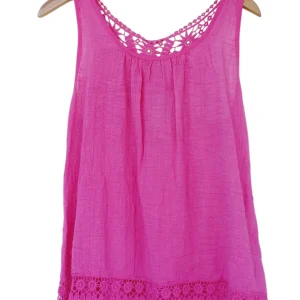 Blusa  tirante delgado croché  82480