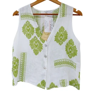 Chaleco lino 100982