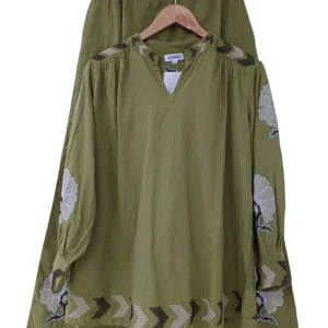 Conjunto verde bordado 01