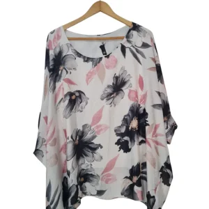 Blusa manga corta seda 5425