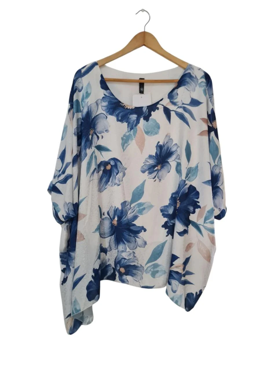 Blusa manga corta seda 5425 - Imagen 4