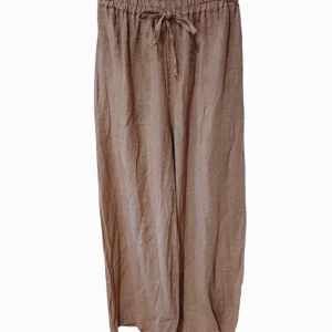 Pantalón lino liso 256249