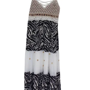 Vestido largo  algodón L  12036