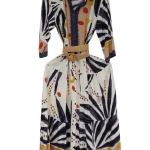 Vestido largo  algodón LH3090