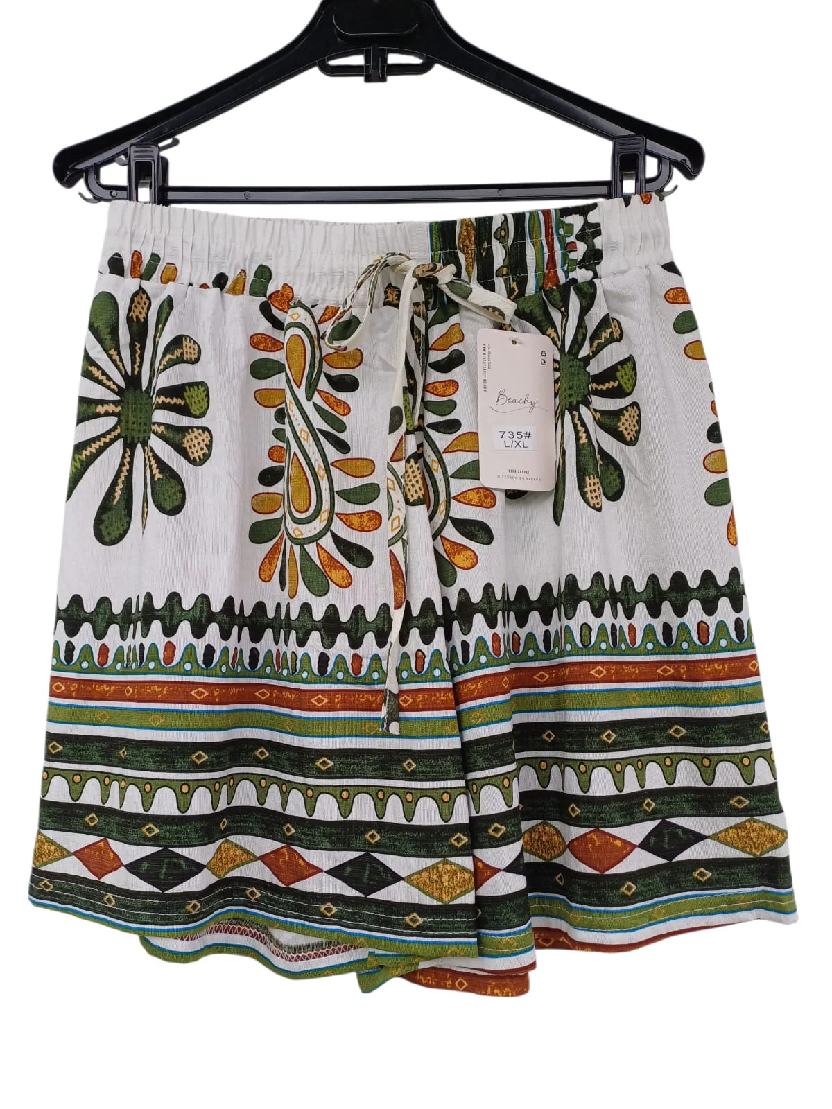 Pantal贸n corto estampado 735 - Imagen 4