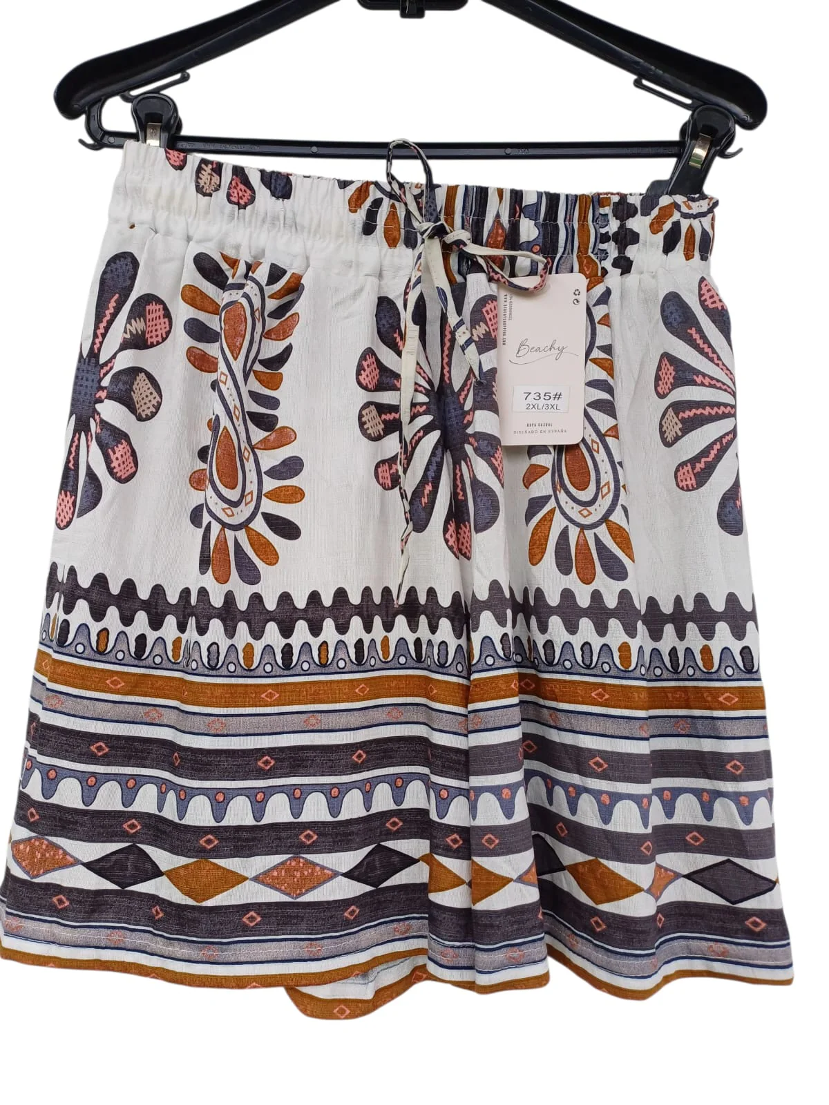 Pantal贸n corto estampado 735 - Imagen 3