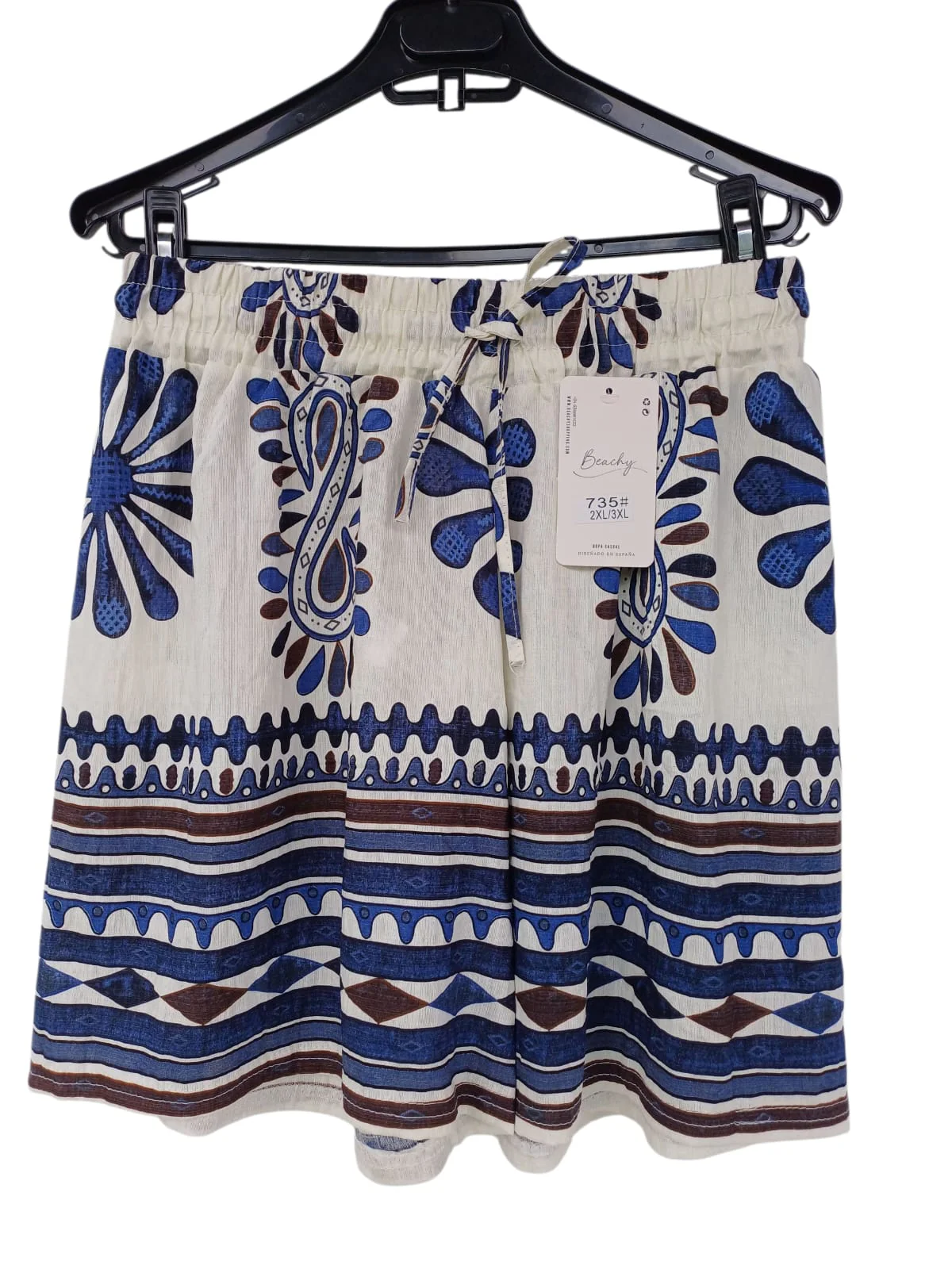 Pantal贸n corto estampado 735