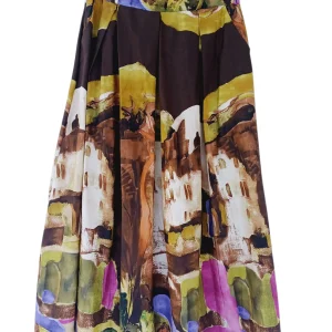 Falda algodón estampada 9062