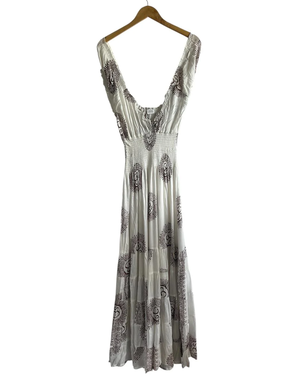 Vestido largo algodón L - Imagen 3