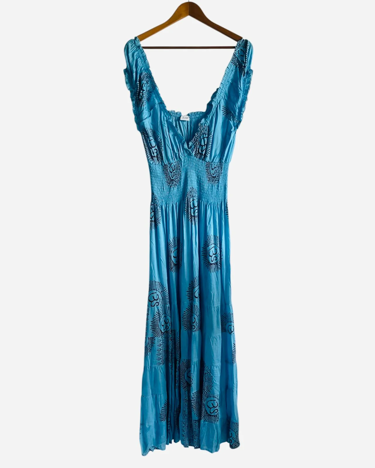 Vestido largo algodón L - Imagen 4