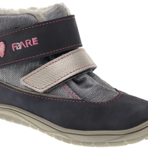 BOTAS IMPERMEABLES DE INVIERNO GRIS Y ROSA