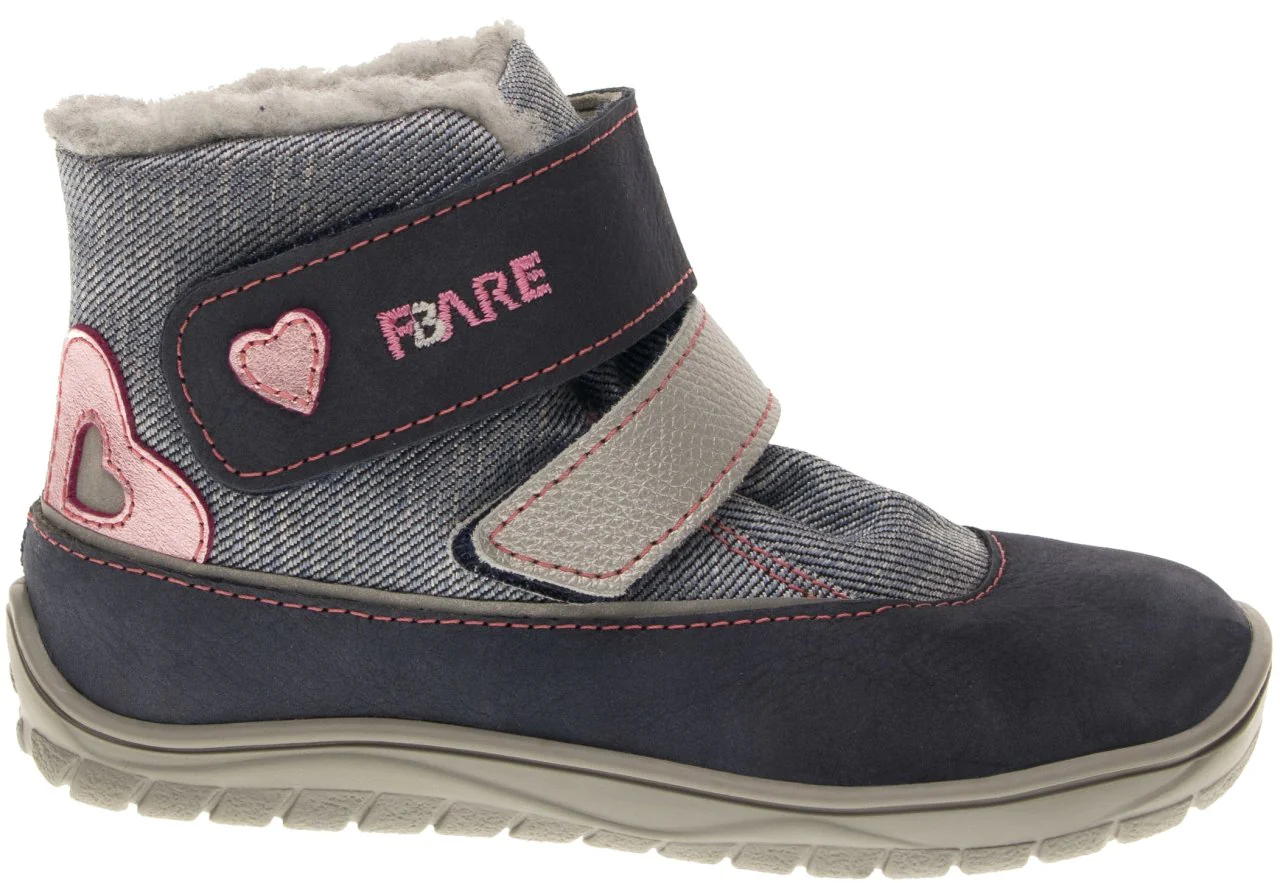 BOTAS IMPERMEABLES DE INVIERNO GRIS Y ROSA - Imagen 3