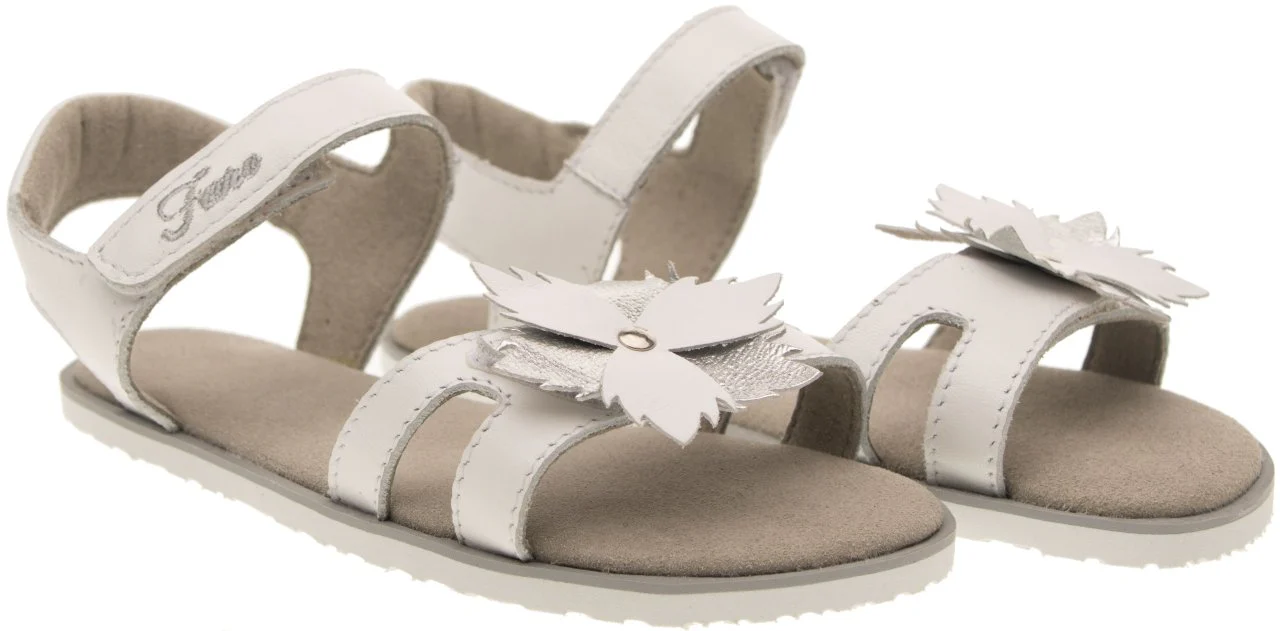 SANDALIAS BLANCAS FLOR - Imagen 3