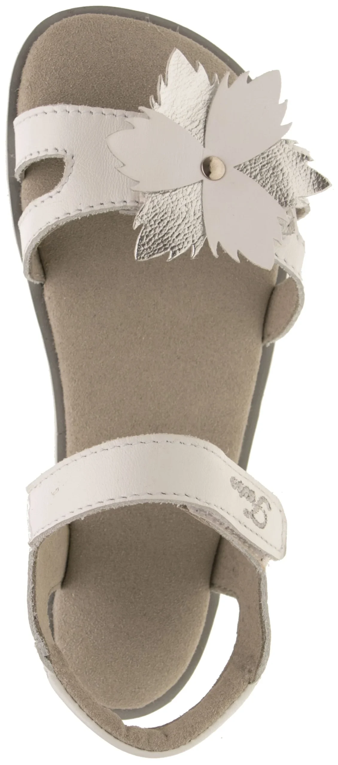 SANDALIAS BLANCAS FLOR - Imagen 4