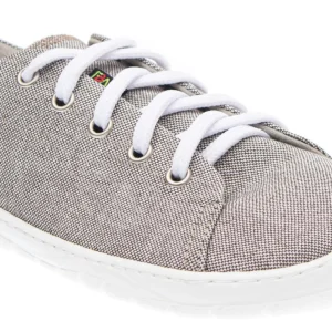 ZAPATILLAS TEXTILES GRIS  Y BLANCO