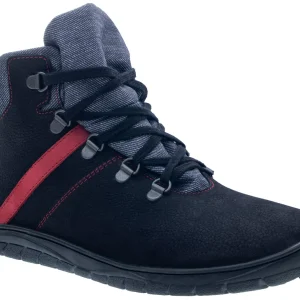 BOTAS IMPERMEABLES NEGRO Y ROJO