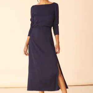 Vestido Zulay Azul Noche · Ipanema ·