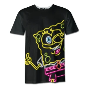 Playera Pijama Bob Esponja Neon