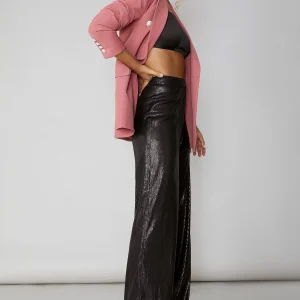 Pantalon Ari Microlentejuelas Negras · Lady B ·