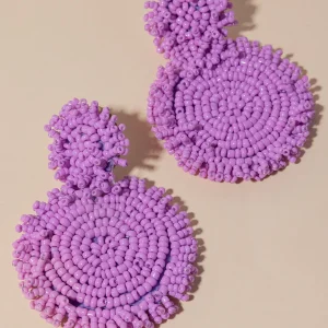 Pendientes Ari Mauve · Le Jardin ·