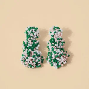 Pendientes Bubble Green&Rose · Le Palmier ·