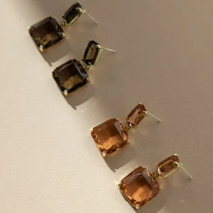 Pendientes Classic Brandy · Wisteria ·