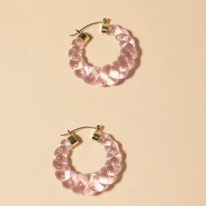 Pendientes Glossy Lola Pink · Hamptons ·