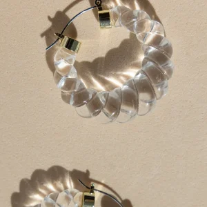 Pendientes Glossy Lola Transparent · Wisteria ·