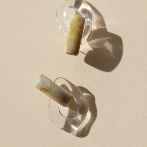 Pendientes Glossy Swan Transparent · Wisteria ·