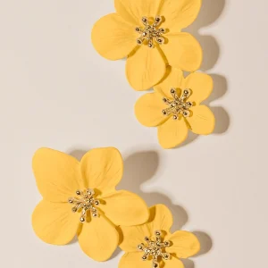 Pendientes Orchid Amarillo · Rivera ·