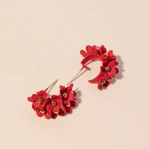 Pendientes Red Daisies · Le Jardin ·