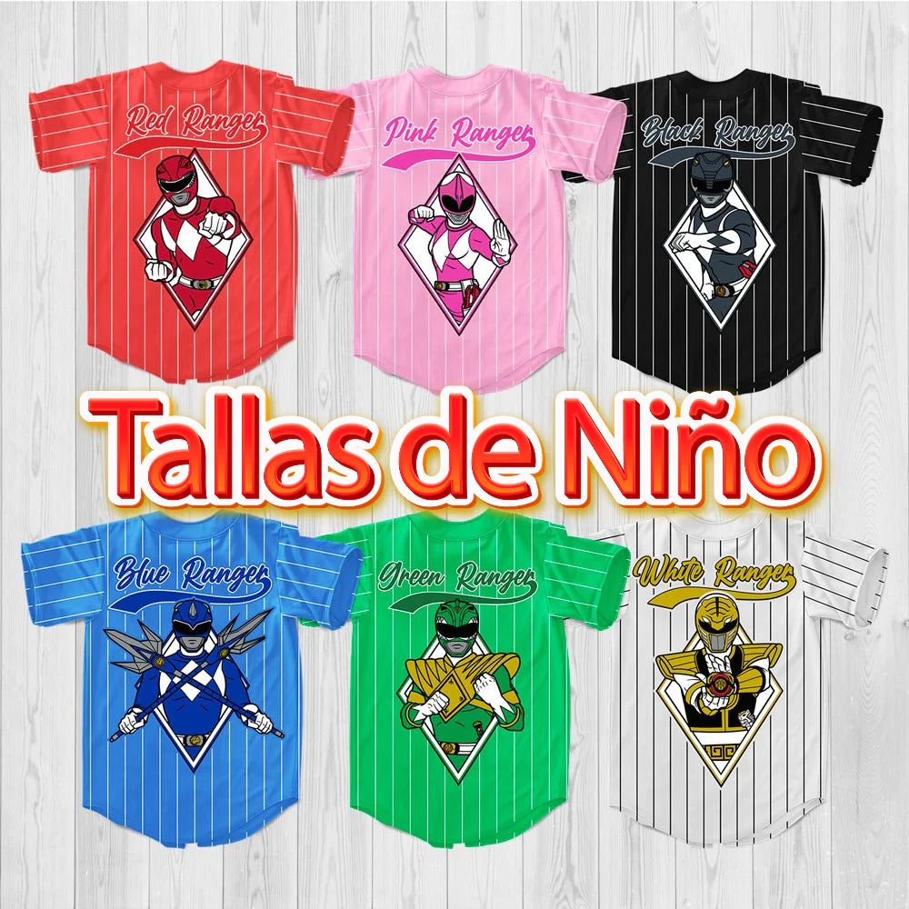 Beisbolera Mighty Morphin Power Ranger Niños