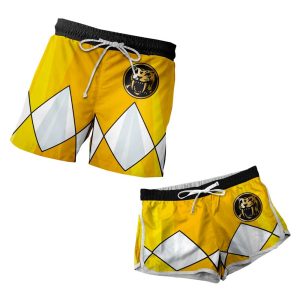 Short Pijama Mighty Morphin Yellow Ranger