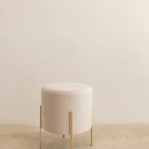 Puf Apilable Gemma Crema · Deco ·