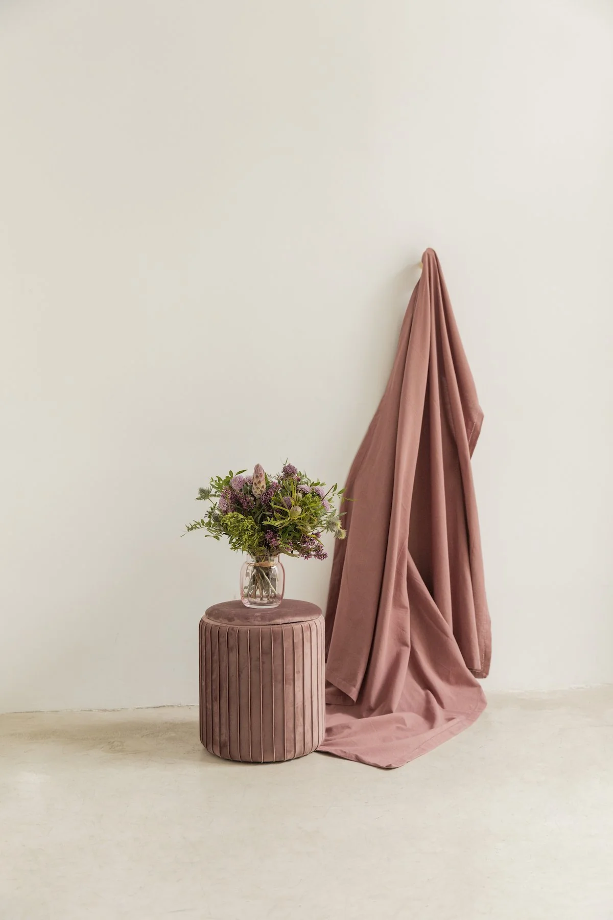 Puf Baul Eugenie Rosa Antique 路 Deco 路