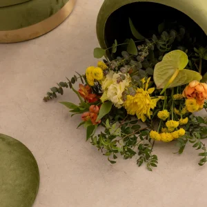 Puf Brianda Oliva Grande · Deco ·